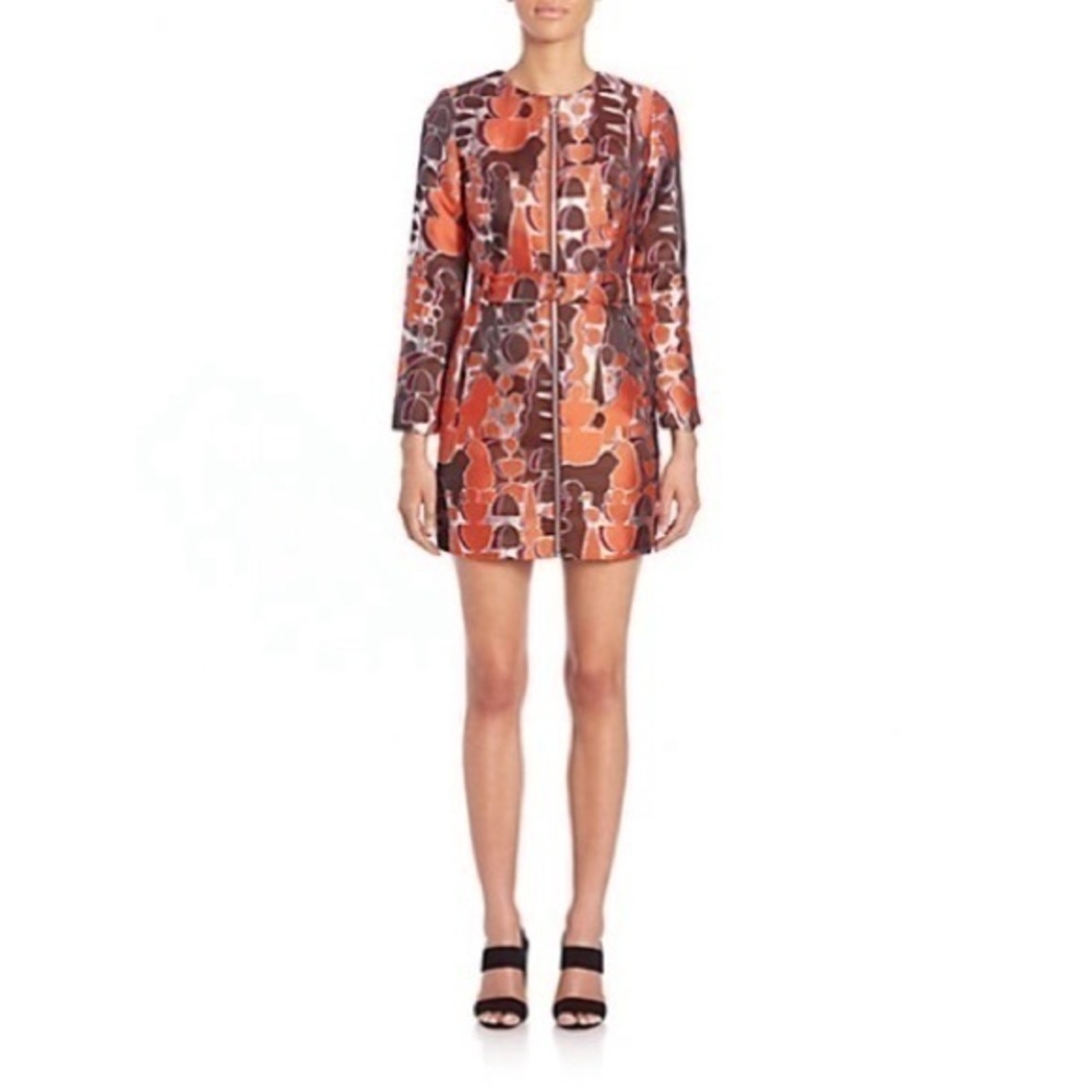 Opening Ceremony Topiary Jacquard Zip-Front Jacket